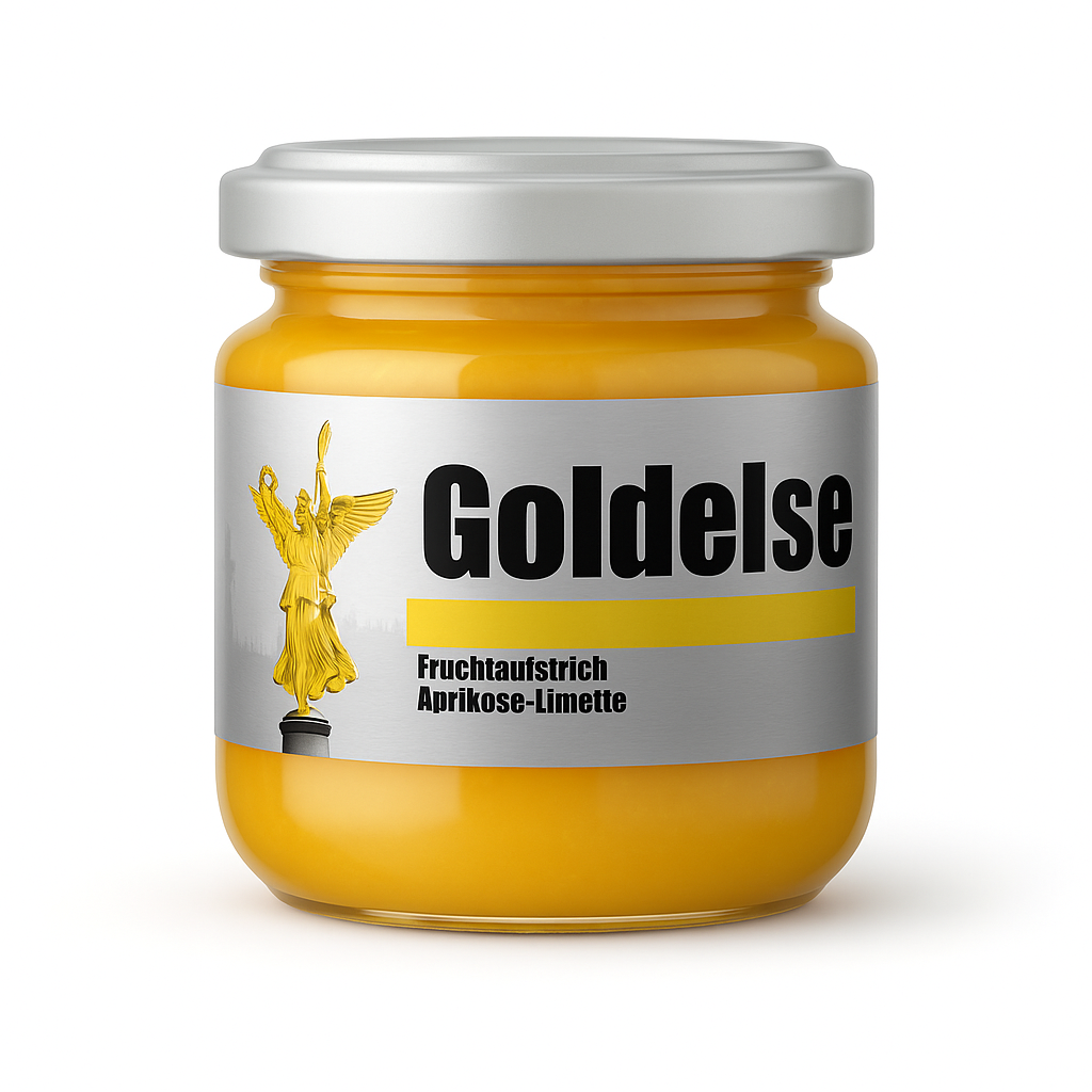 Goldelse kleines Glas Fruchaufstrich Aprikose Limettte Goldelse kleines Glas Fruchaufstrich Aprikose Limettte