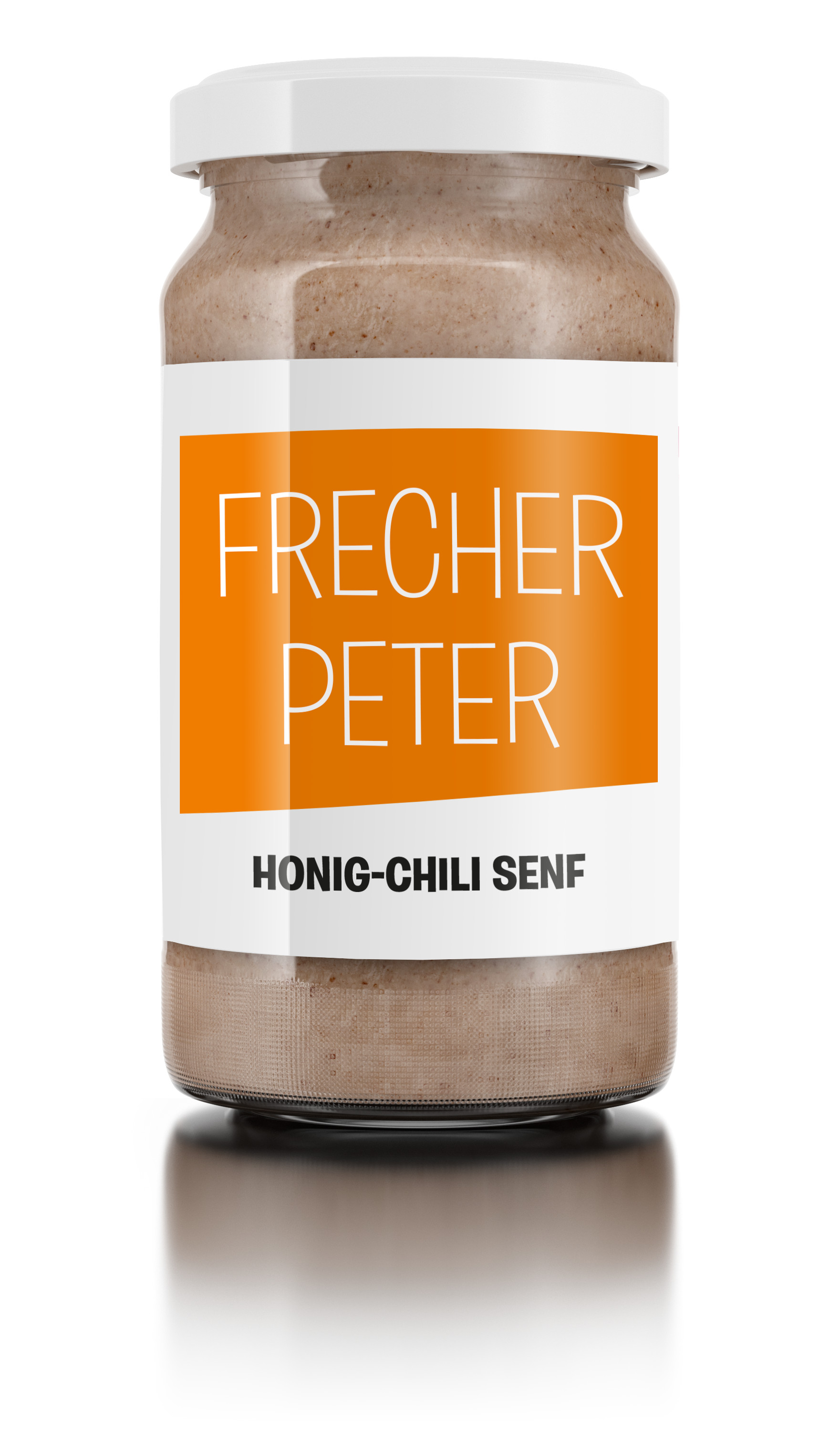 Frecher Peter – scharfer Honig-Chili-Senf im 185-ml-Glas